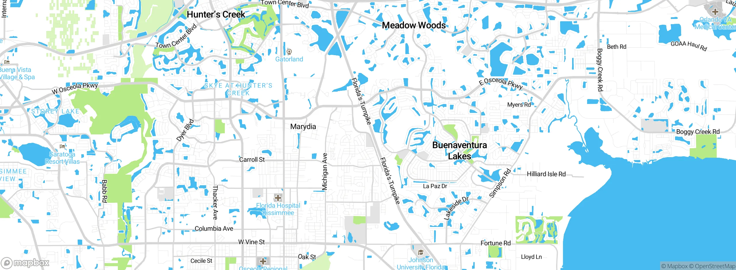 Map showing approximate location