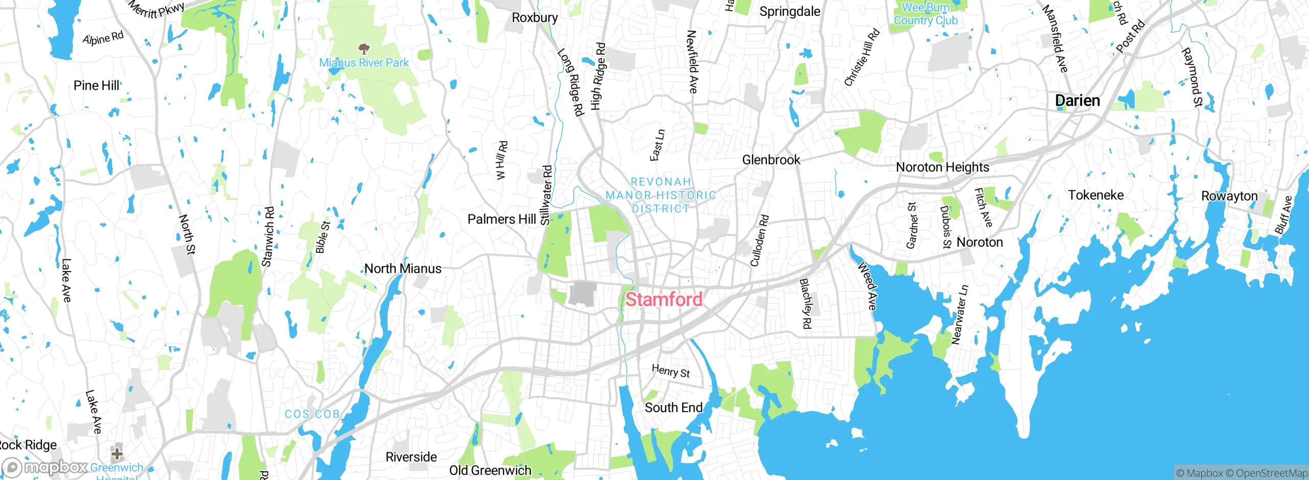 Map showing approximate location