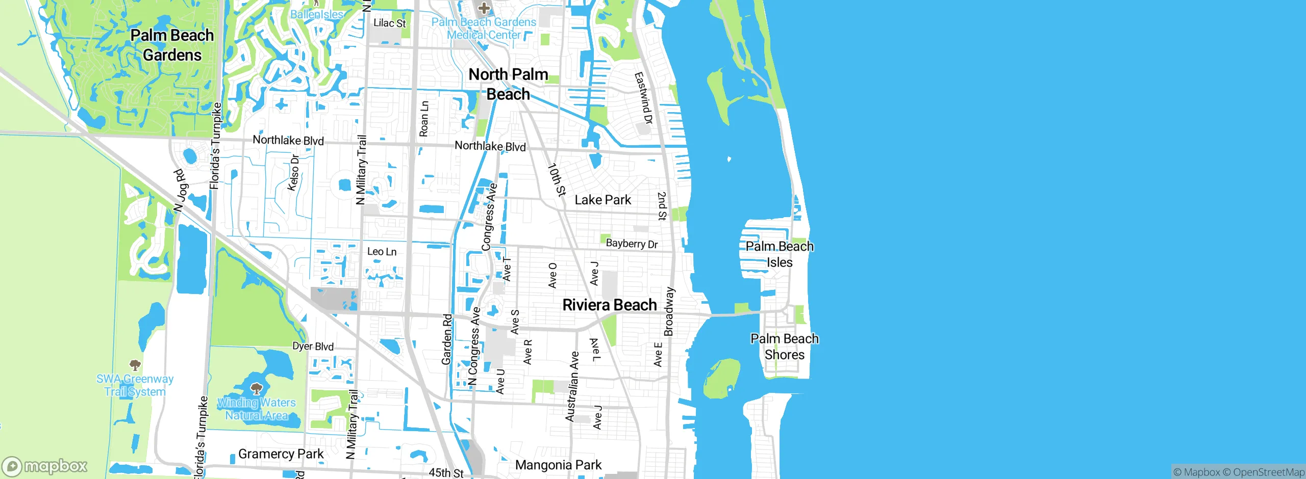 Map showing approximate location