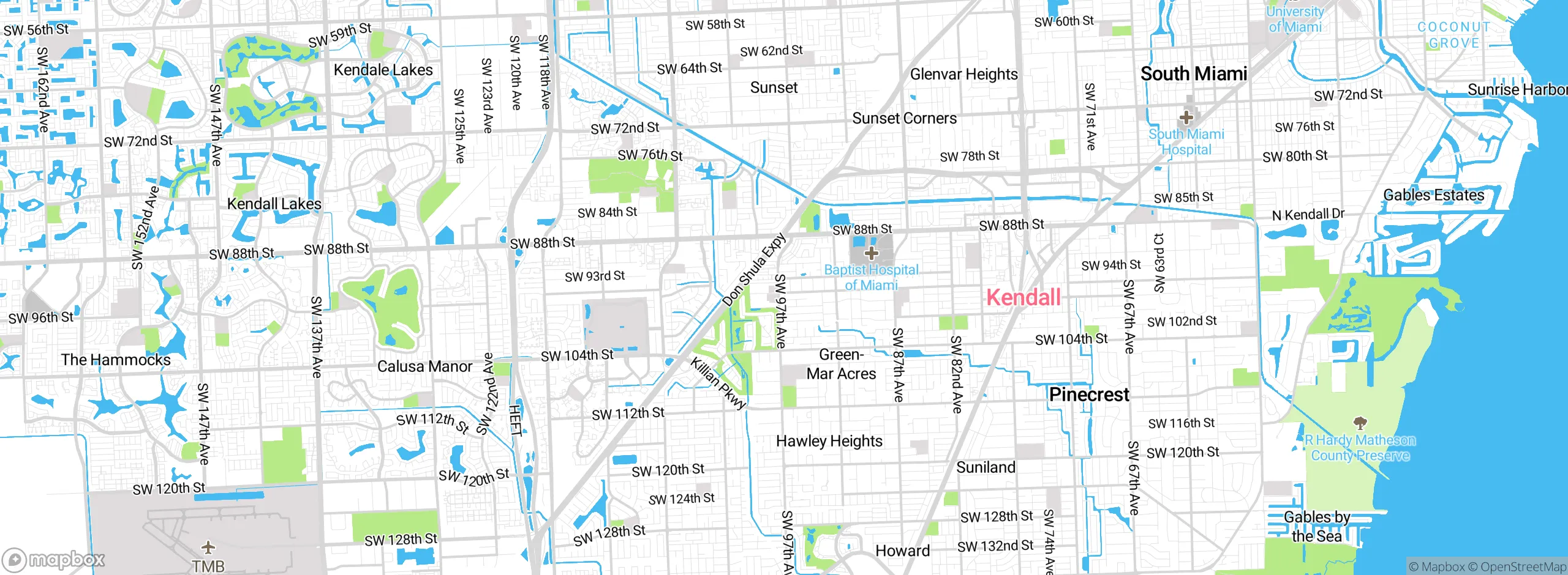 Map showing approximate location