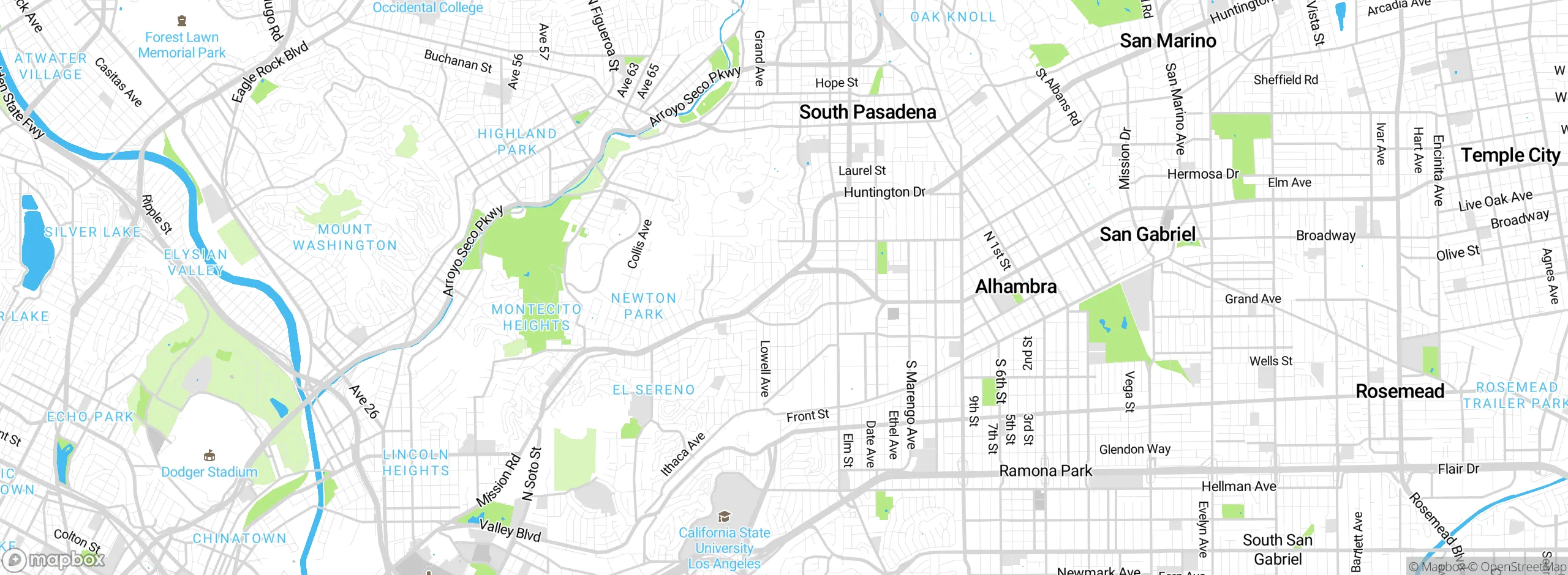 Map showing approximate location