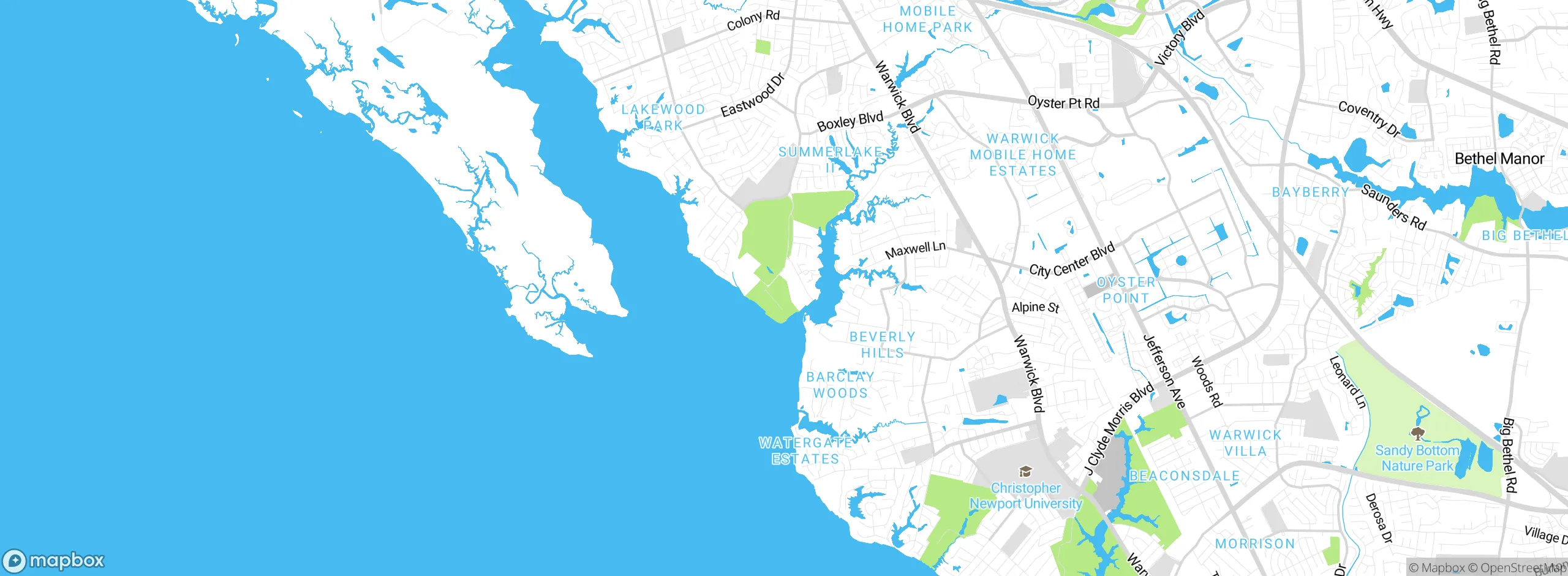 Map showing approximate location