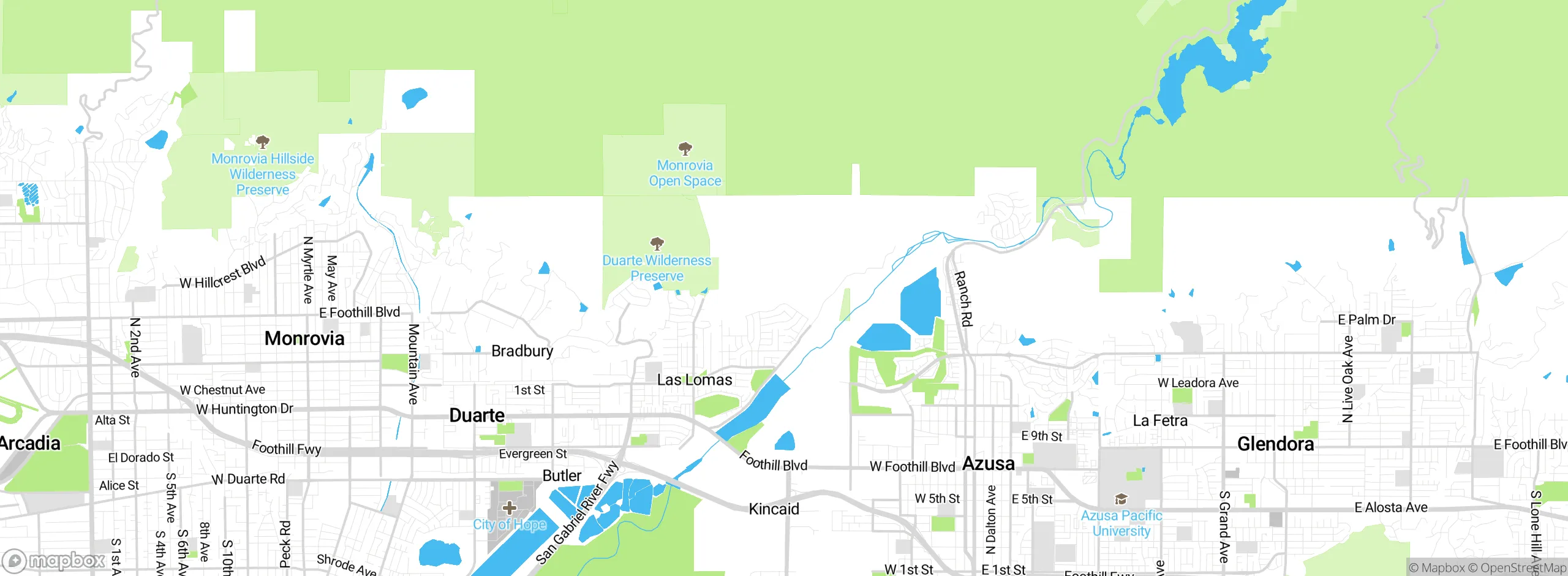 Map showing approximate location