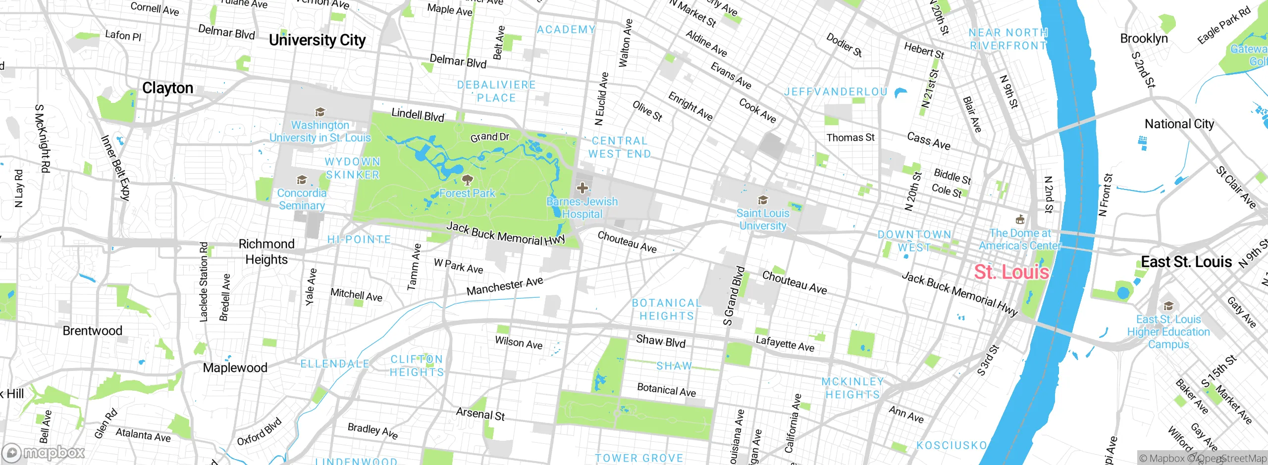 Map showing approximate location
