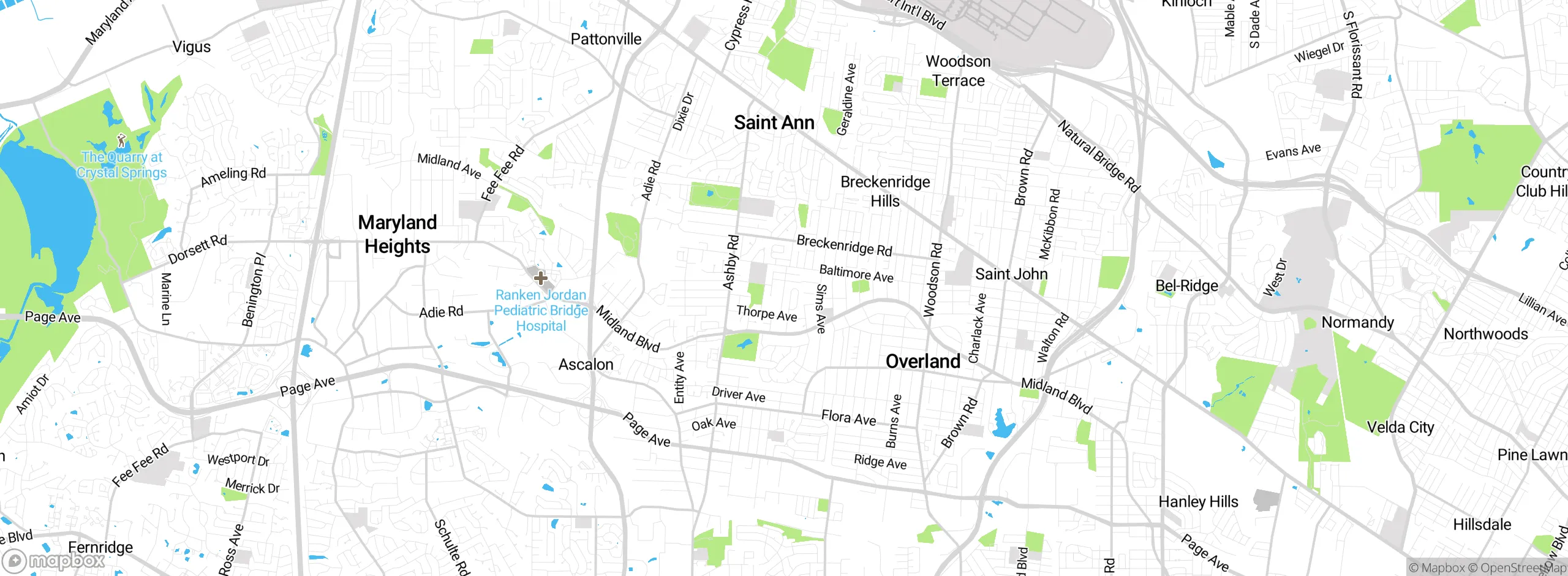 Map showing approximate location