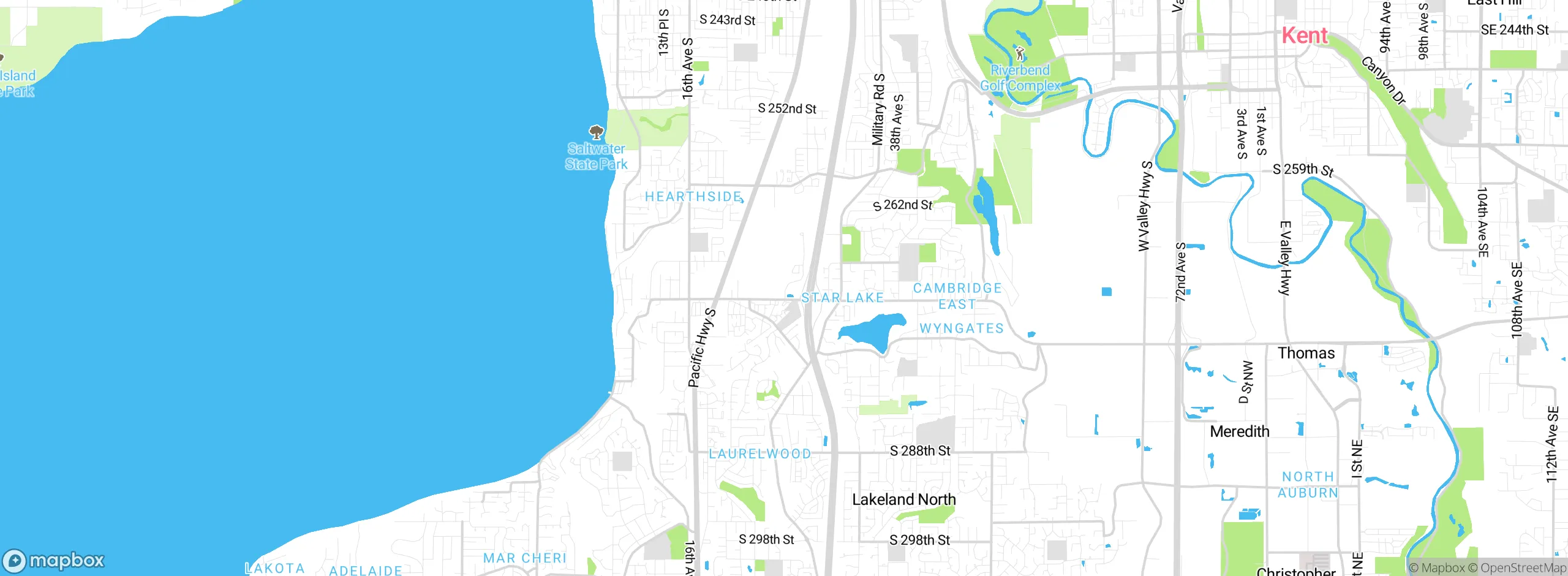 Map showing approximate location