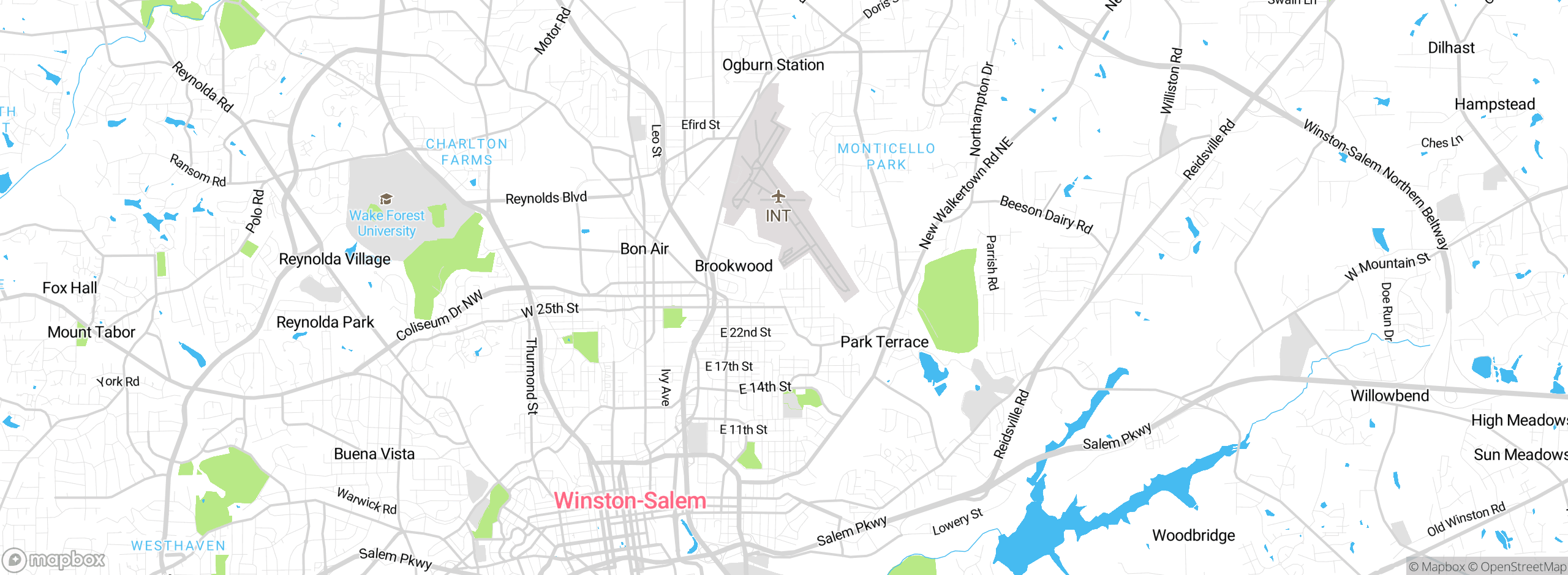 Map showing approximate location