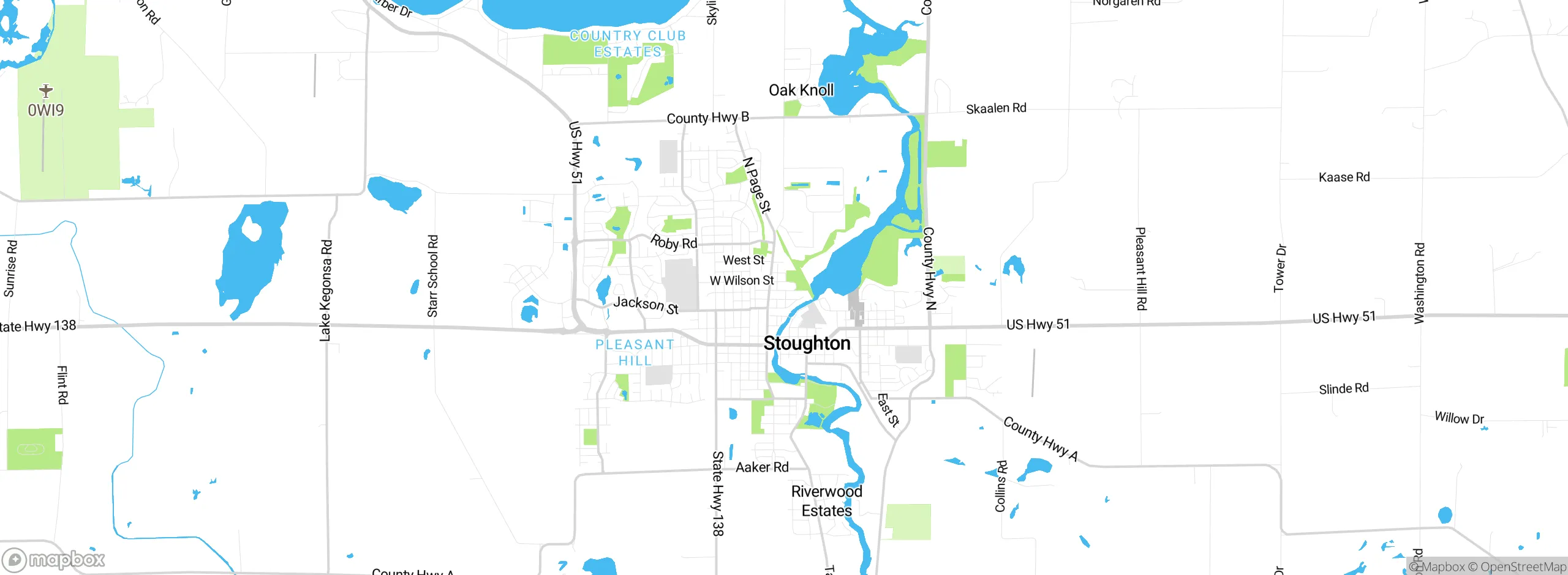 Map showing approximate location