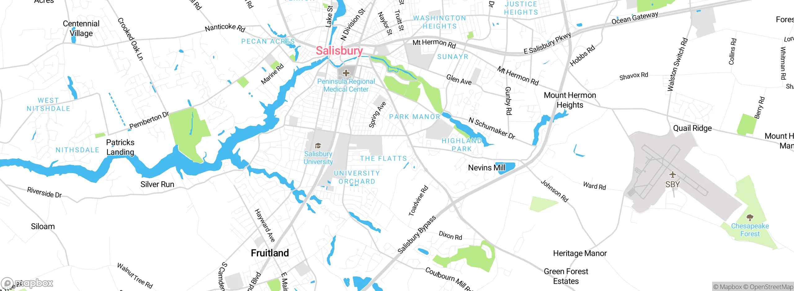 Map showing approximate location