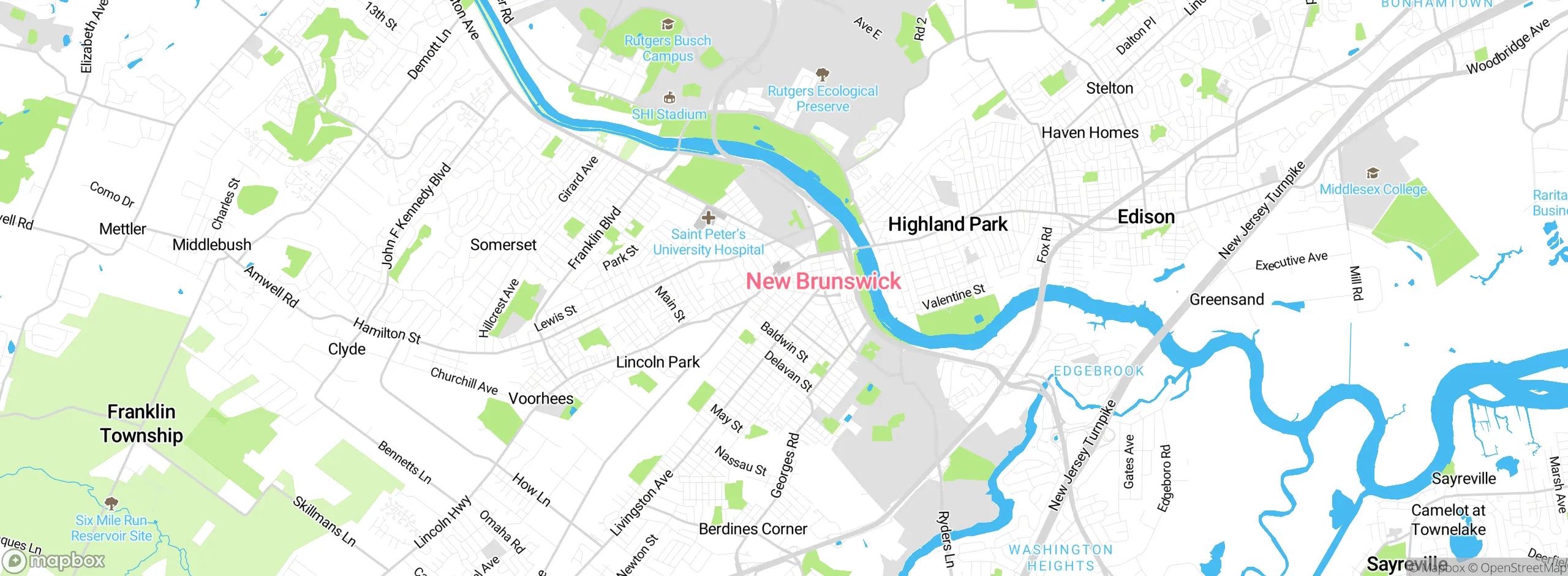 Map showing approximate location