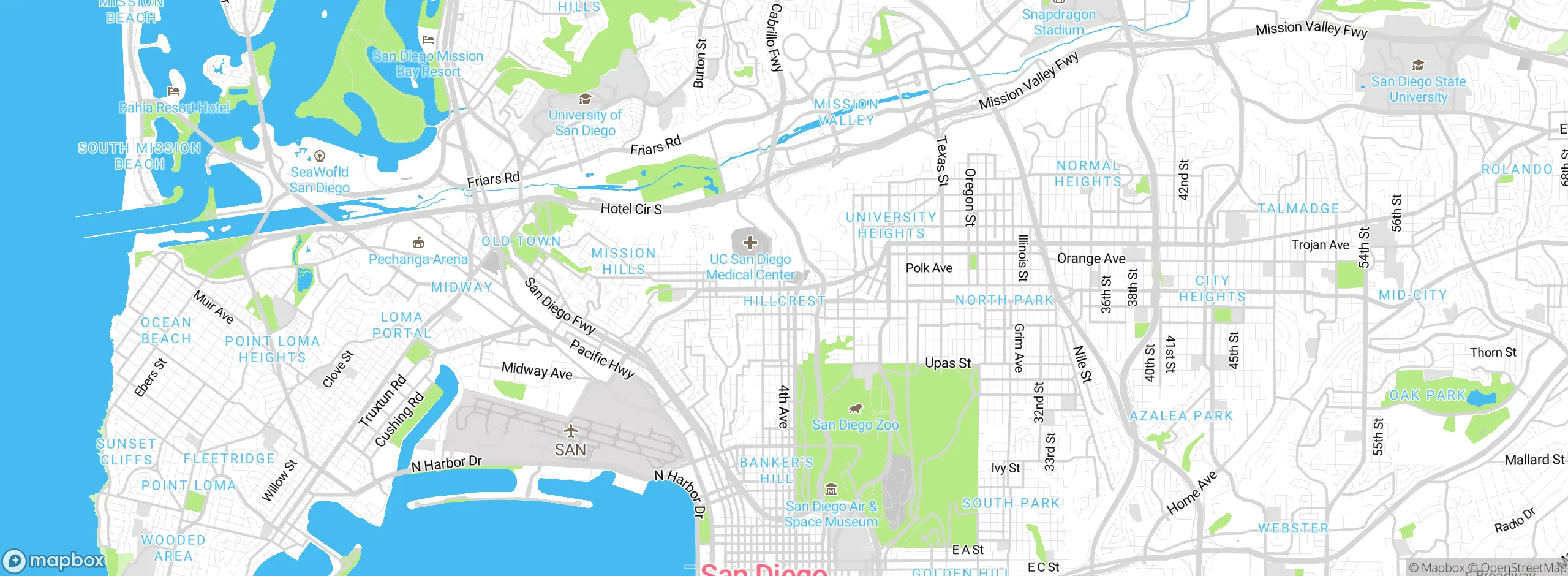 Map showing approximate location