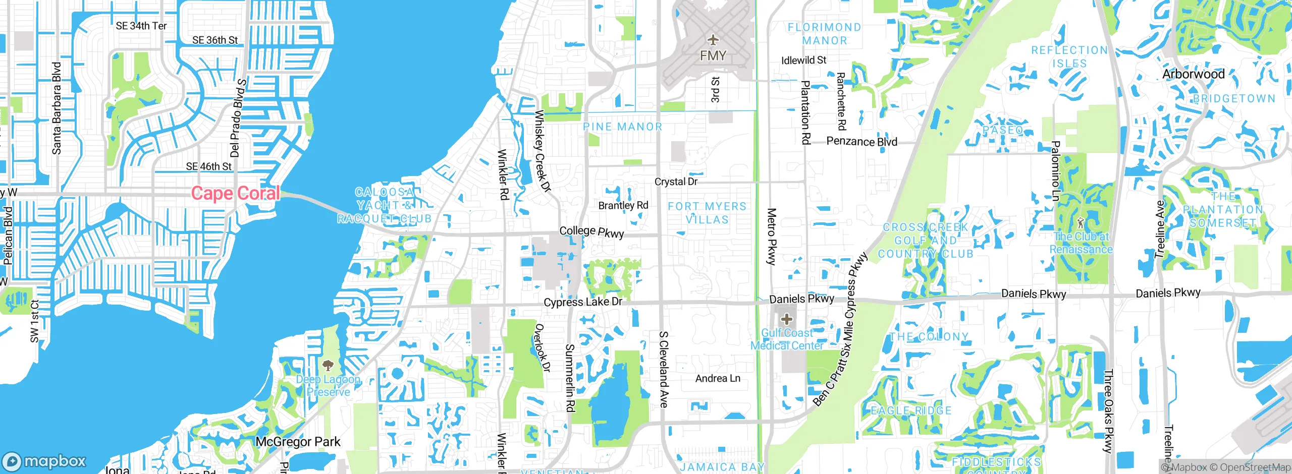 Map showing approximate location