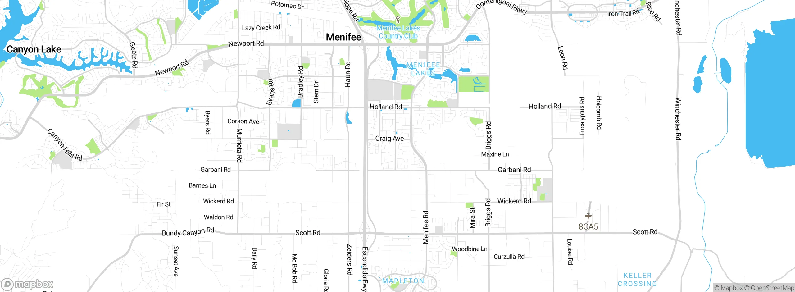 Map showing approximate location