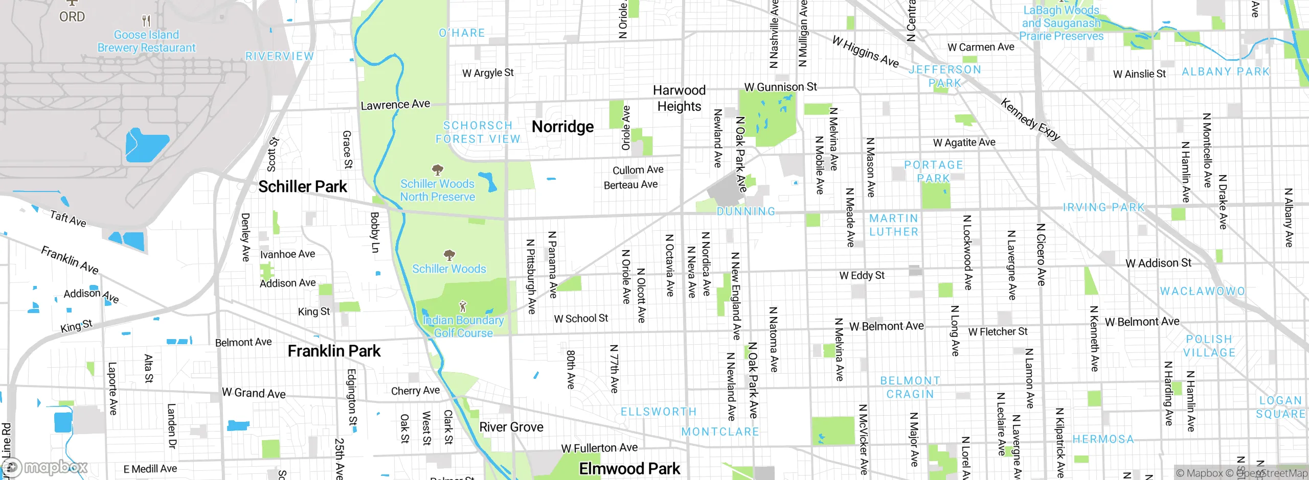 Map showing approximate location
