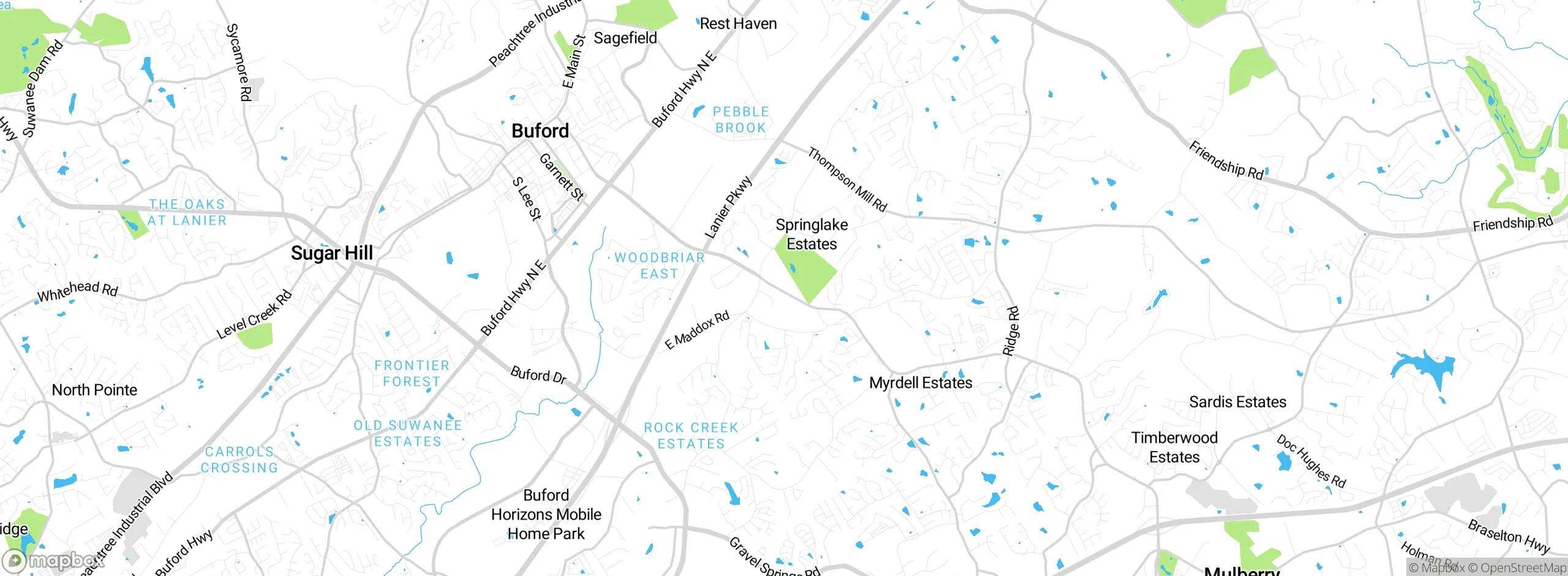 Map showing approximate location