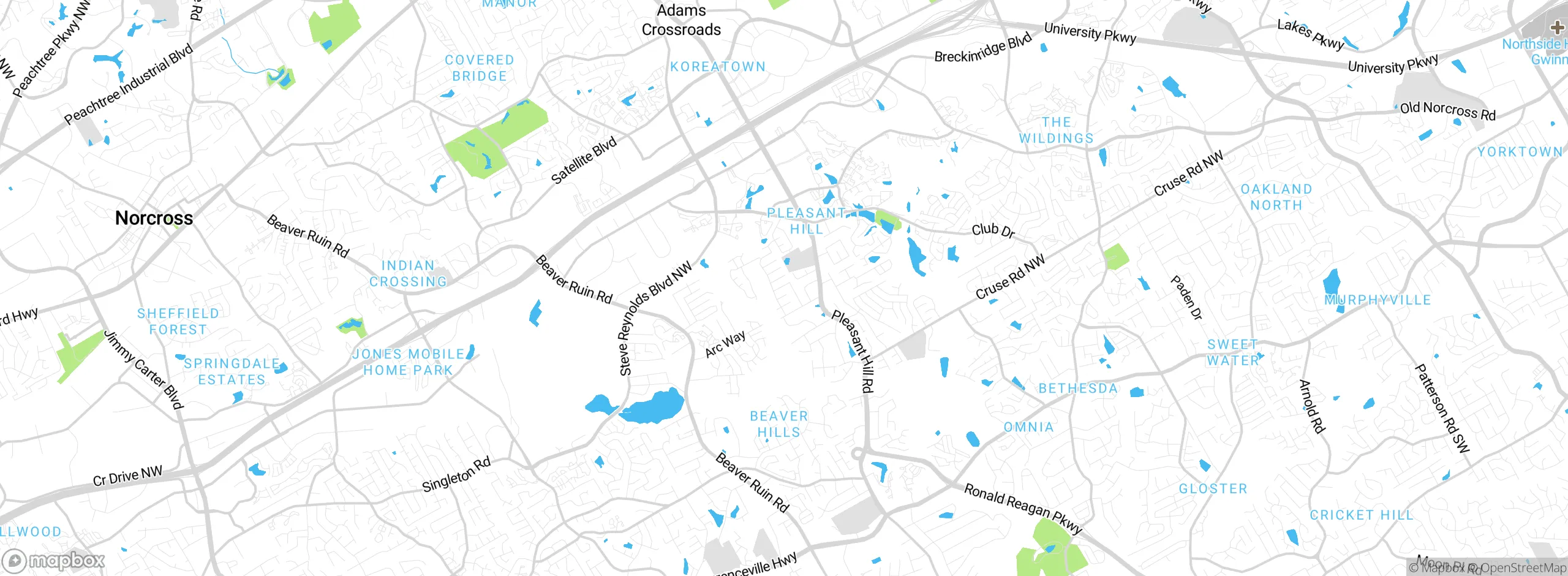 Map showing approximate location