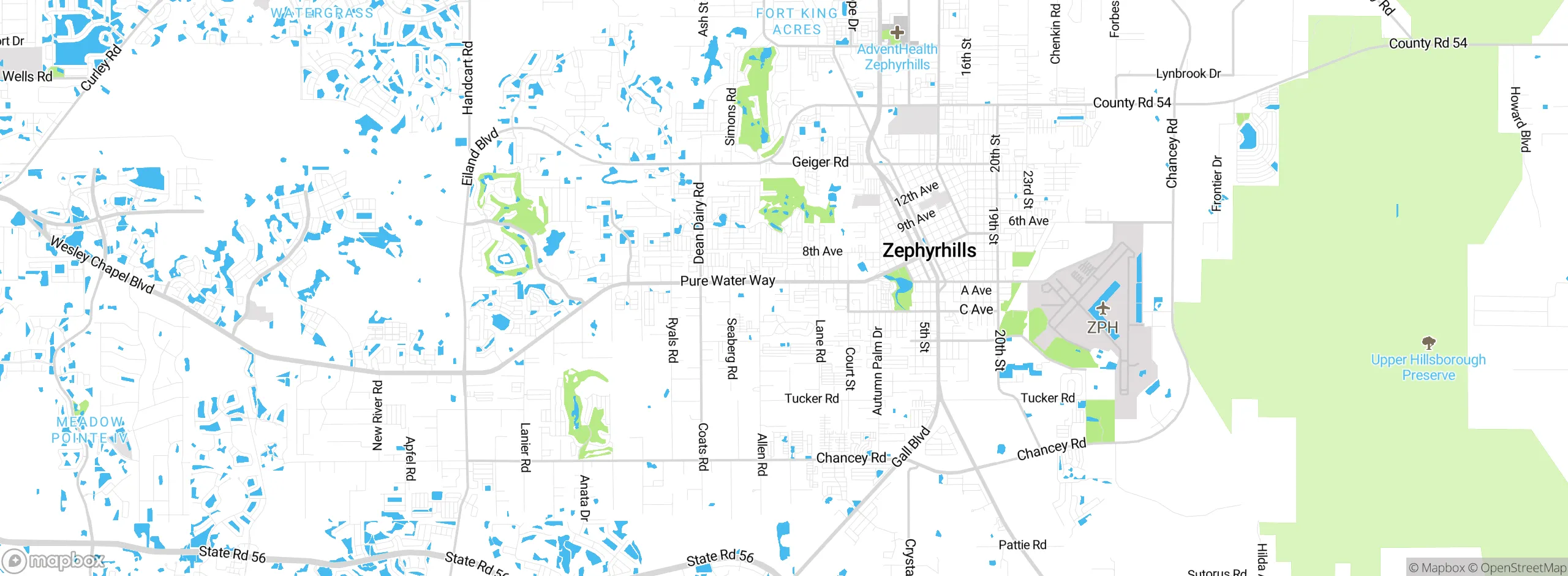 Map showing approximate location