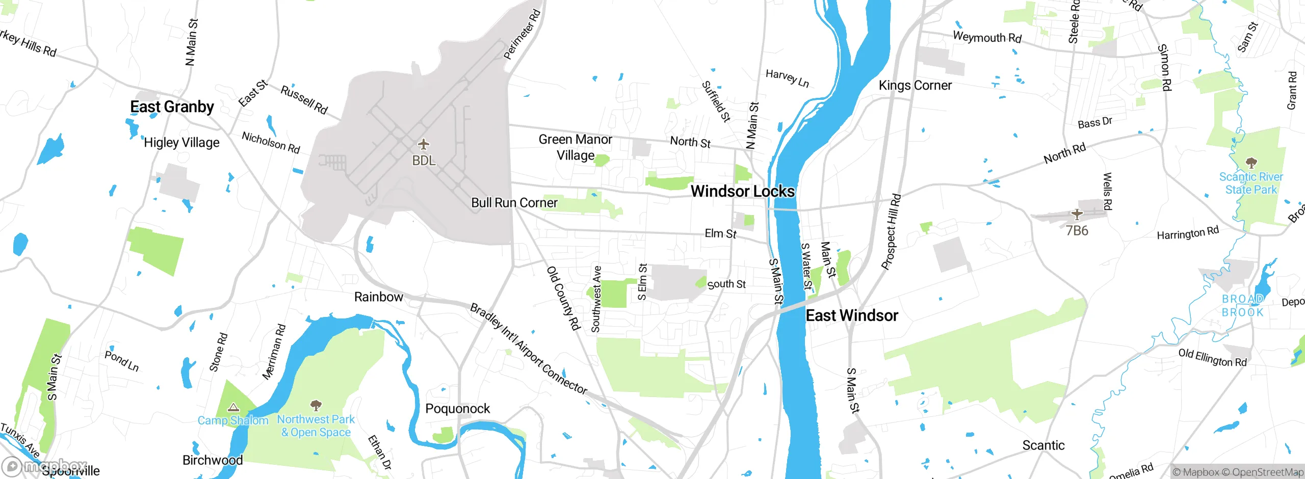 Map showing approximate location