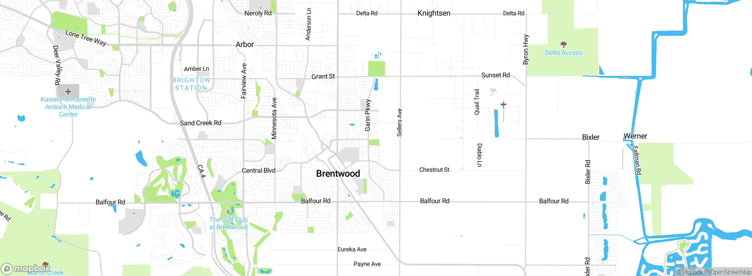 Map showing approximate location