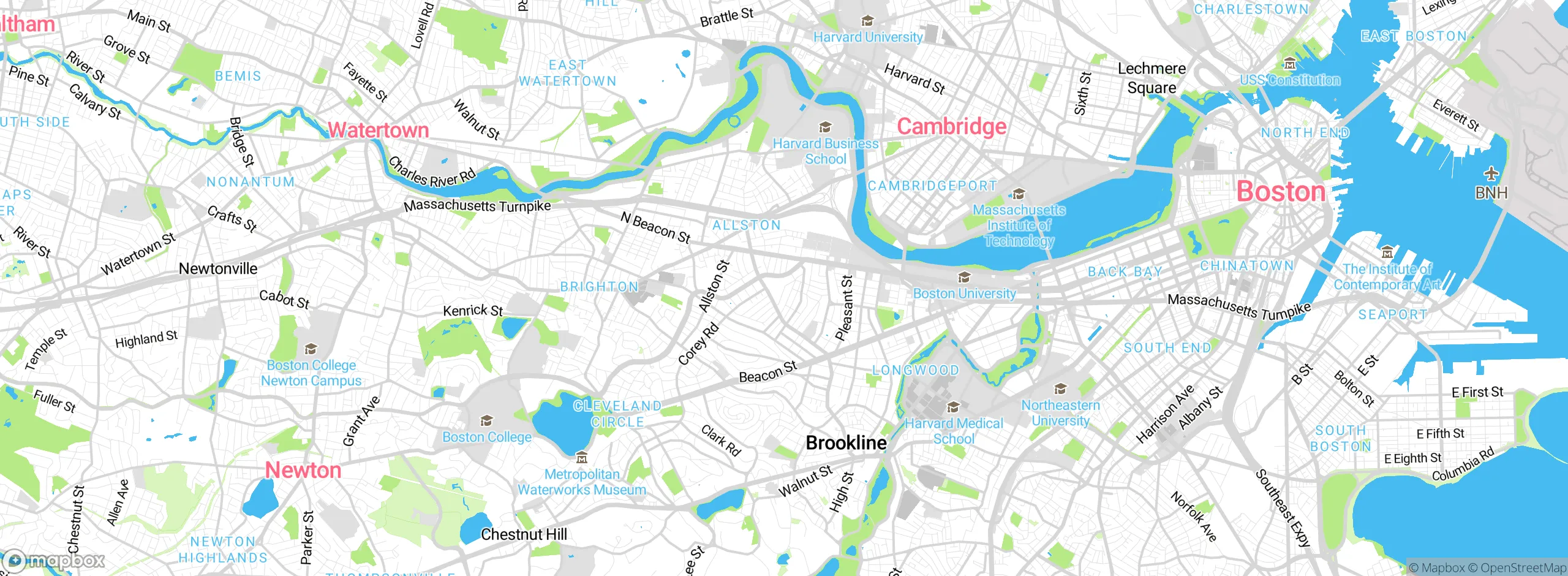 Map showing approximate location