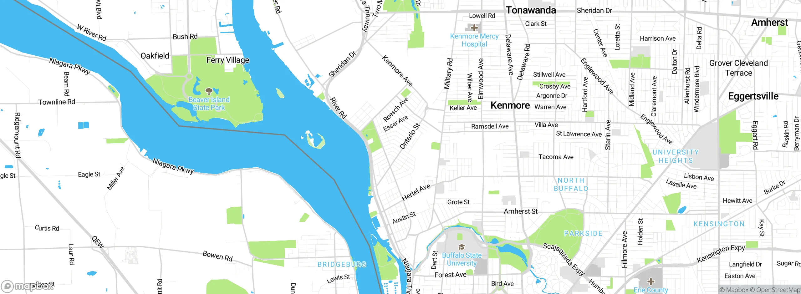 Map showing approximate location
