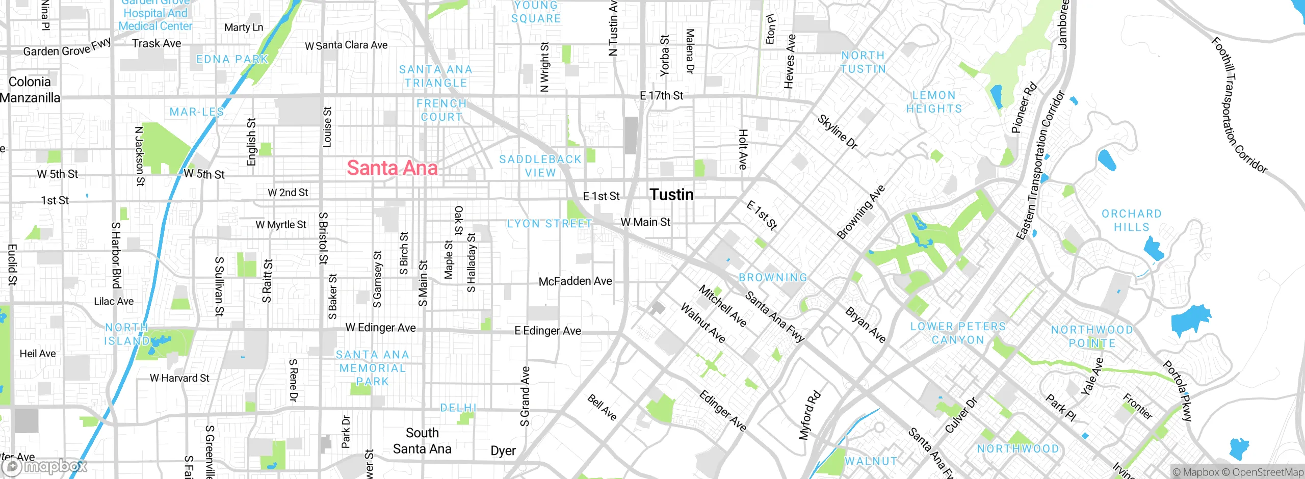 Map showing approximate location