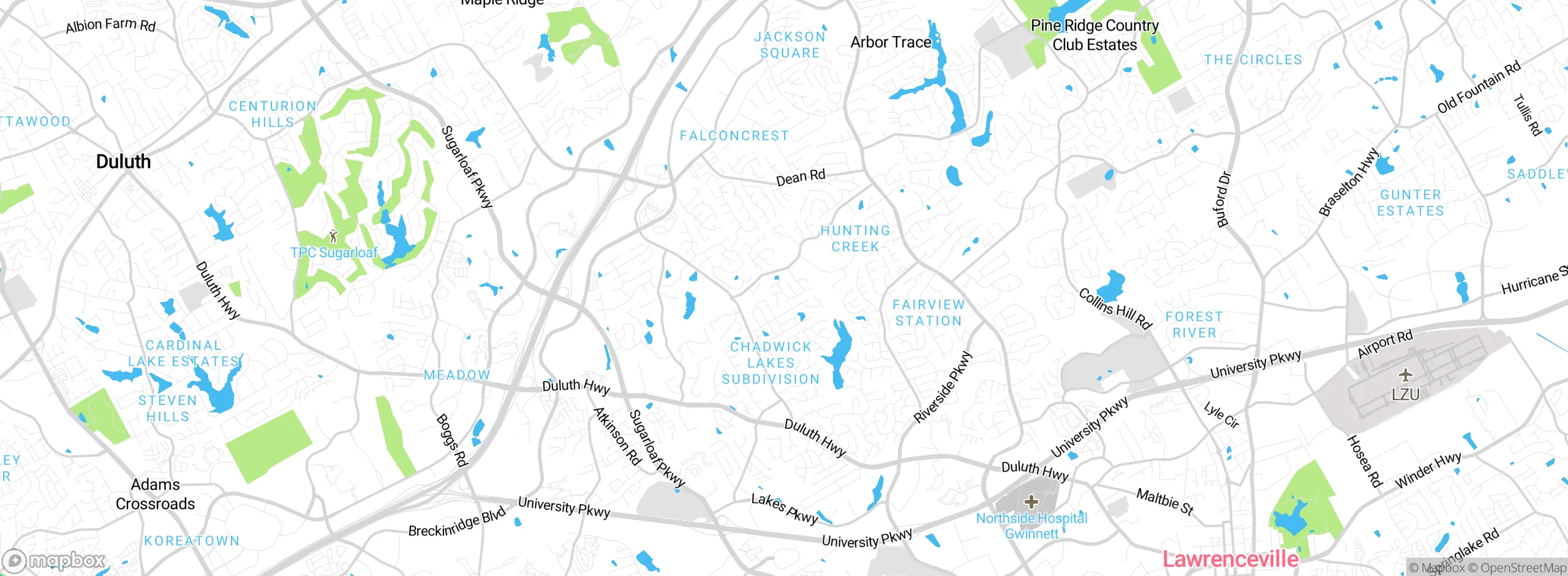 Map showing approximate location