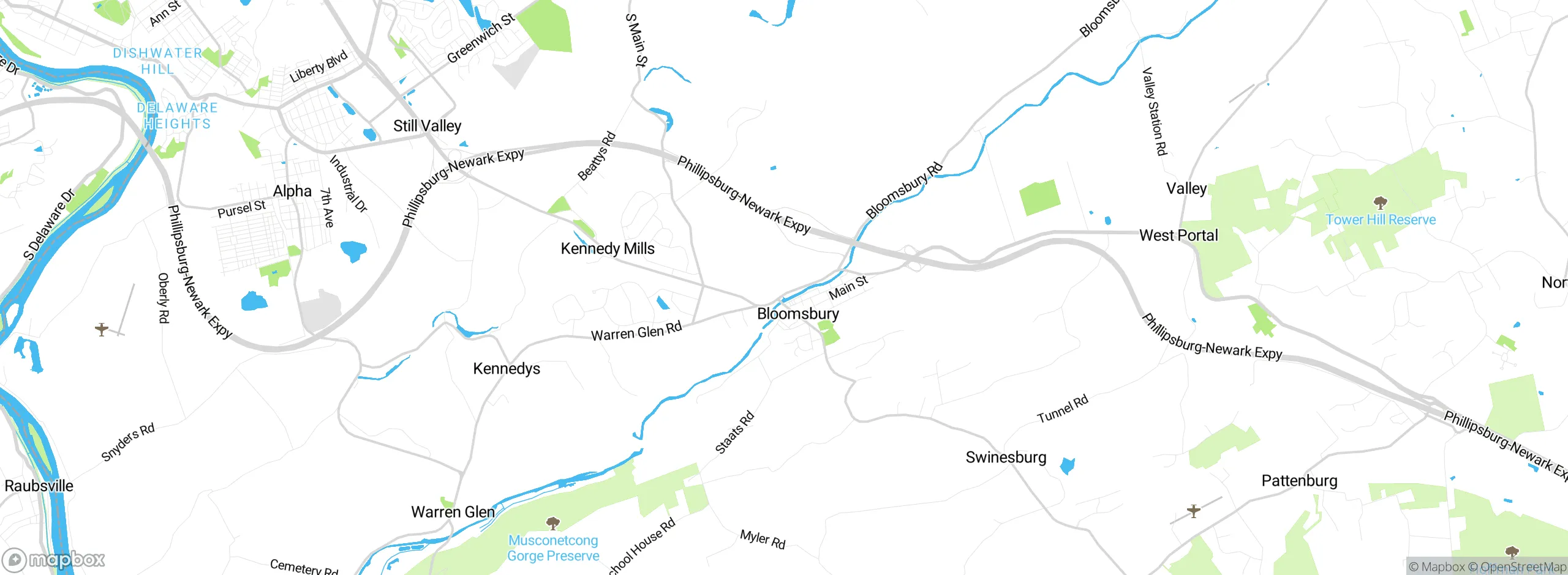 Map showing approximate location