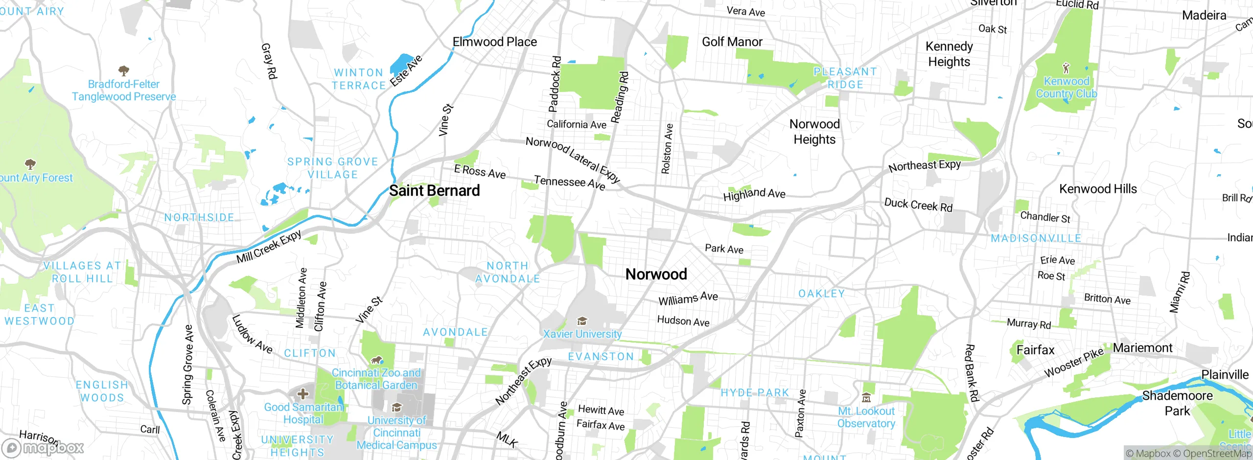 Map showing approximate location
