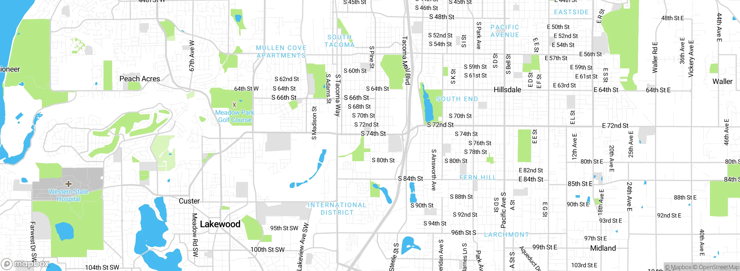 Map showing approximate location