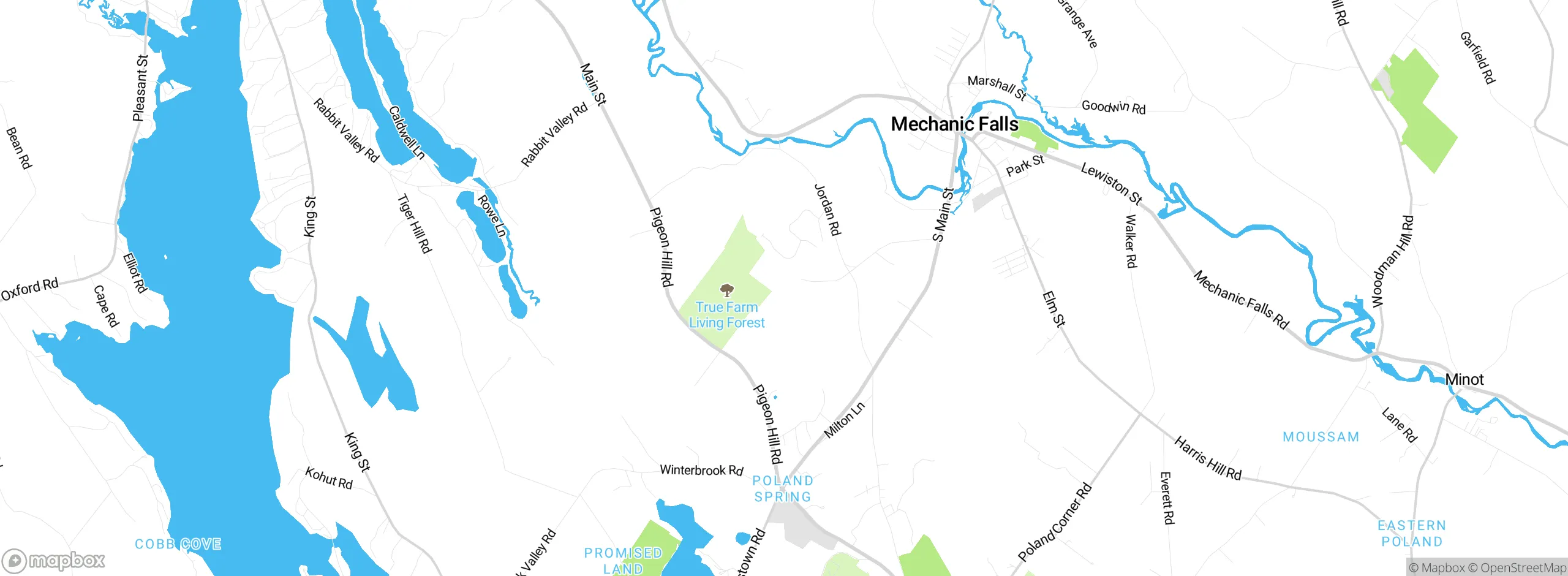 Map showing approximate location
