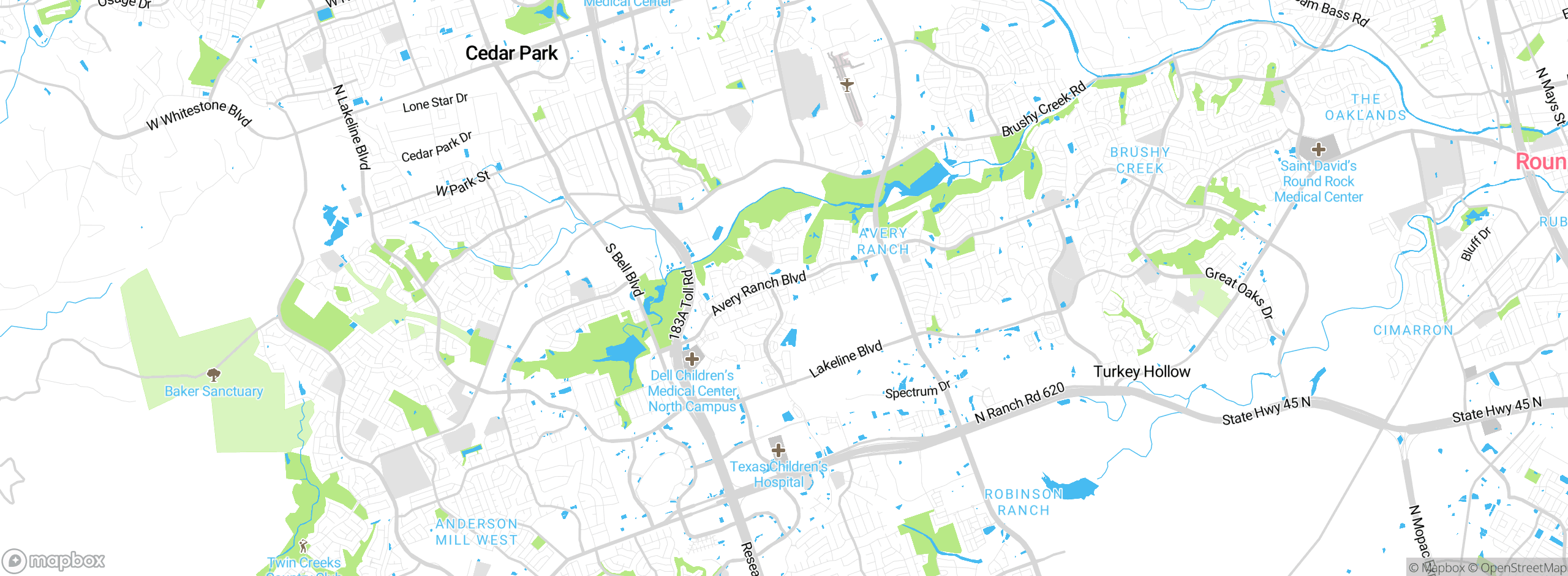 Map showing approximate location