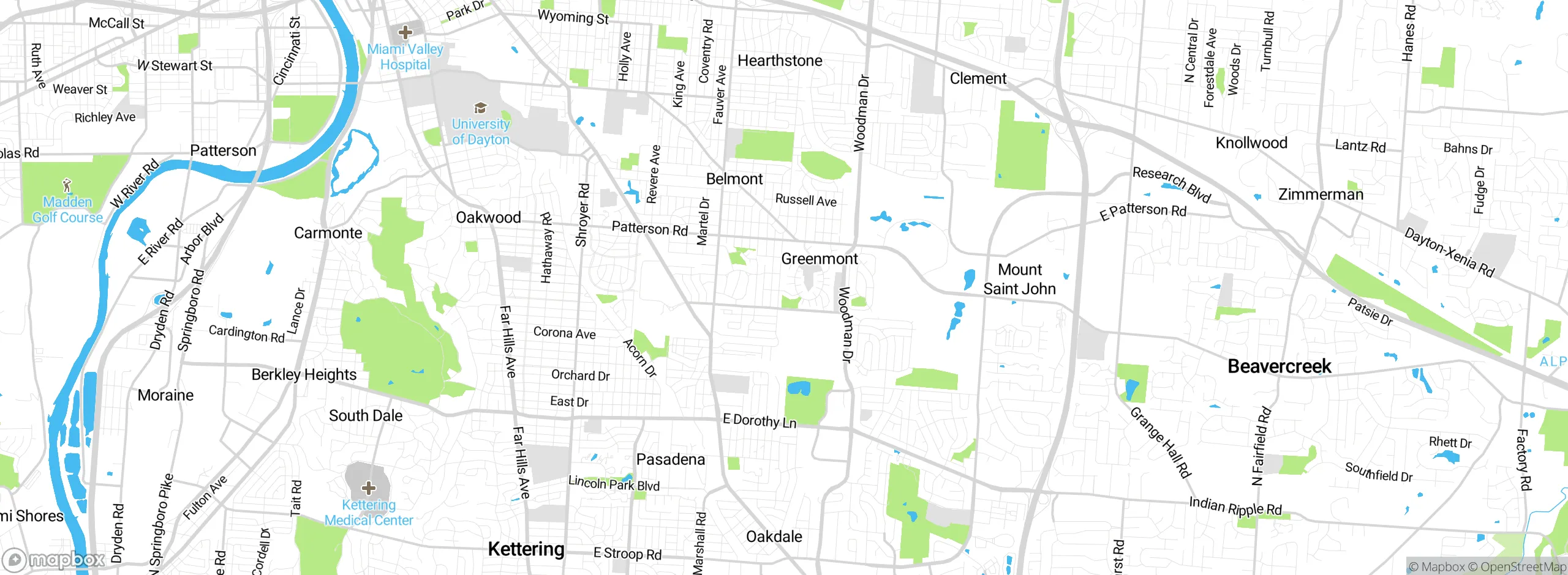 Map showing approximate location