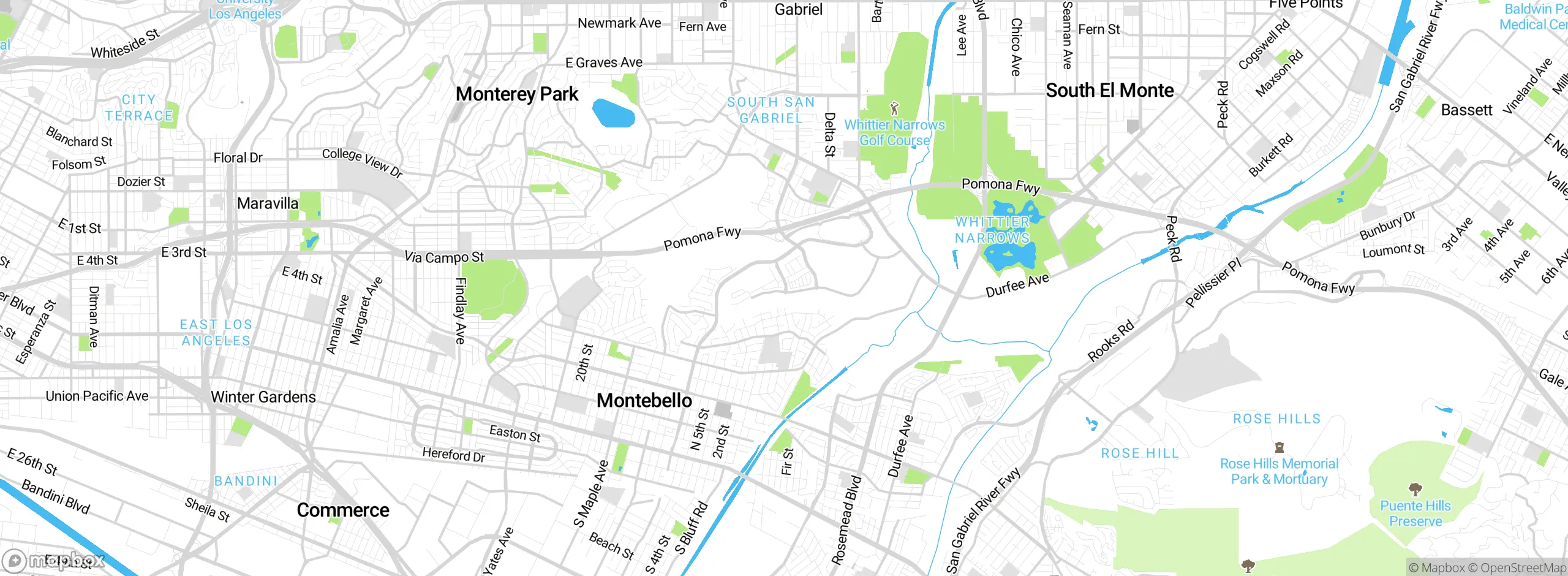 Map showing approximate location