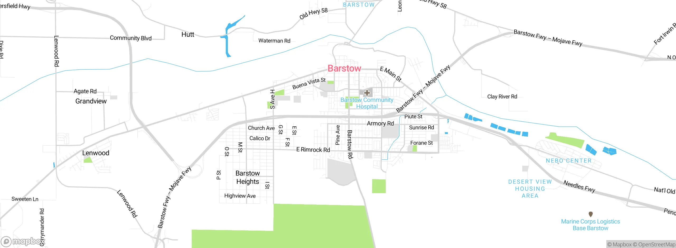 Map showing approximate location