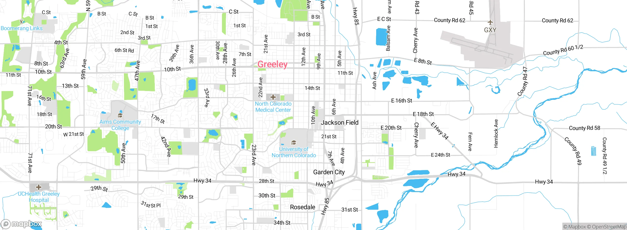 Map showing approximate location