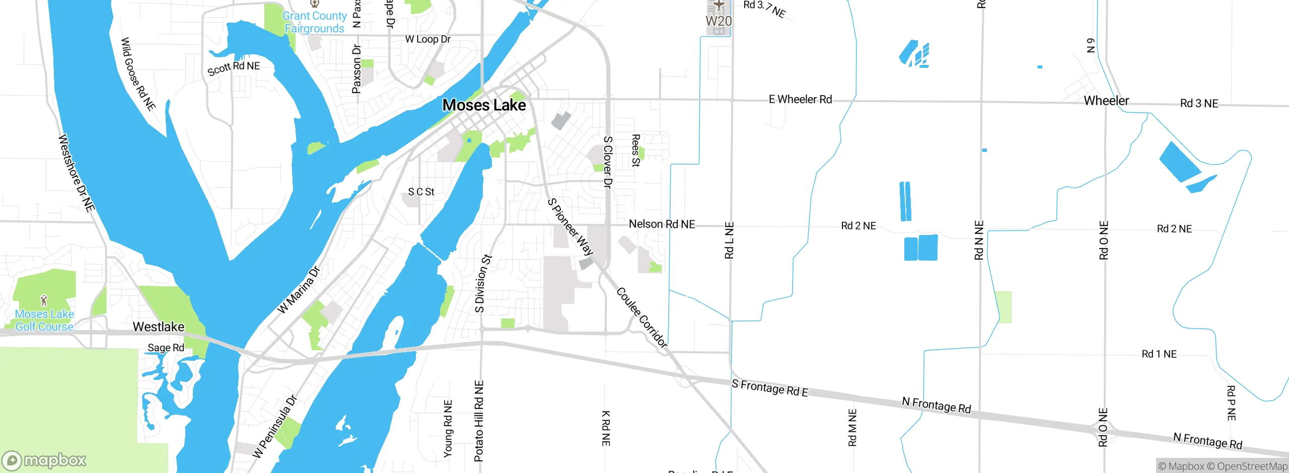 Map showing approximate location
