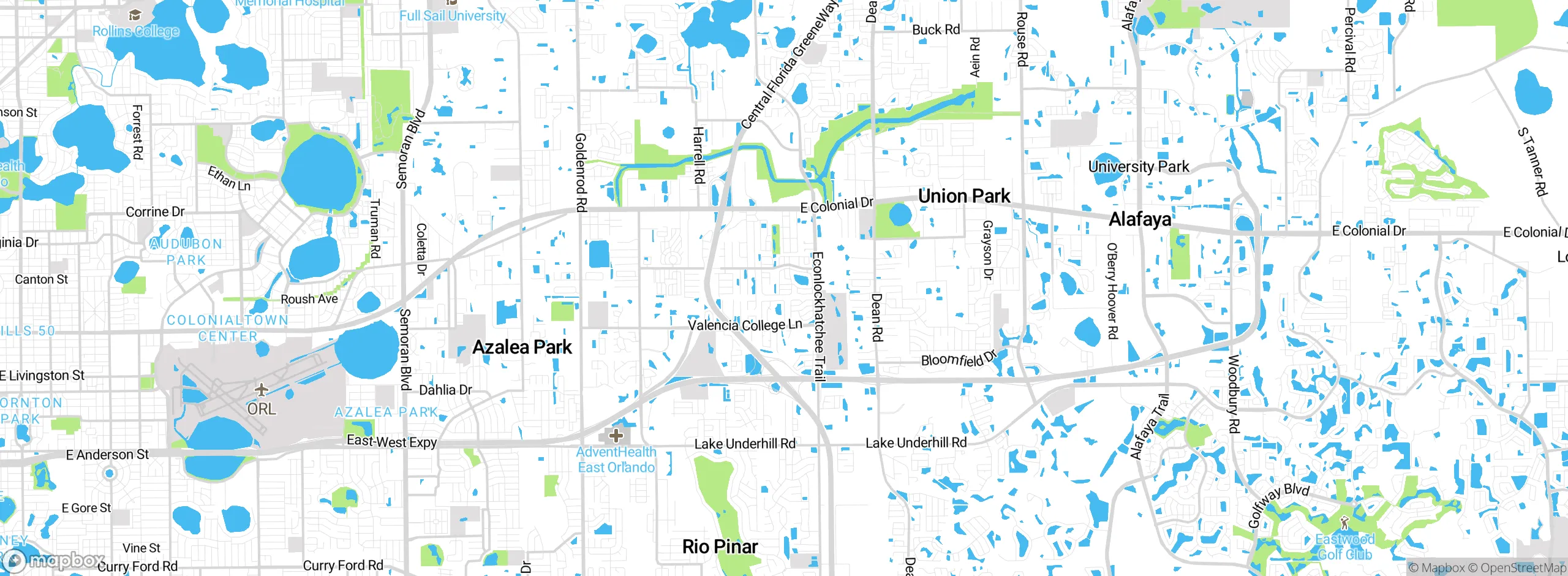 Map showing approximate location