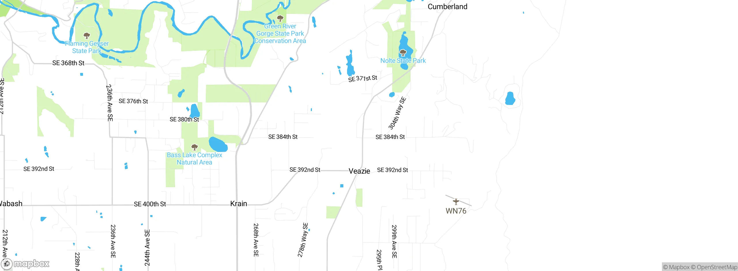 Map showing approximate location