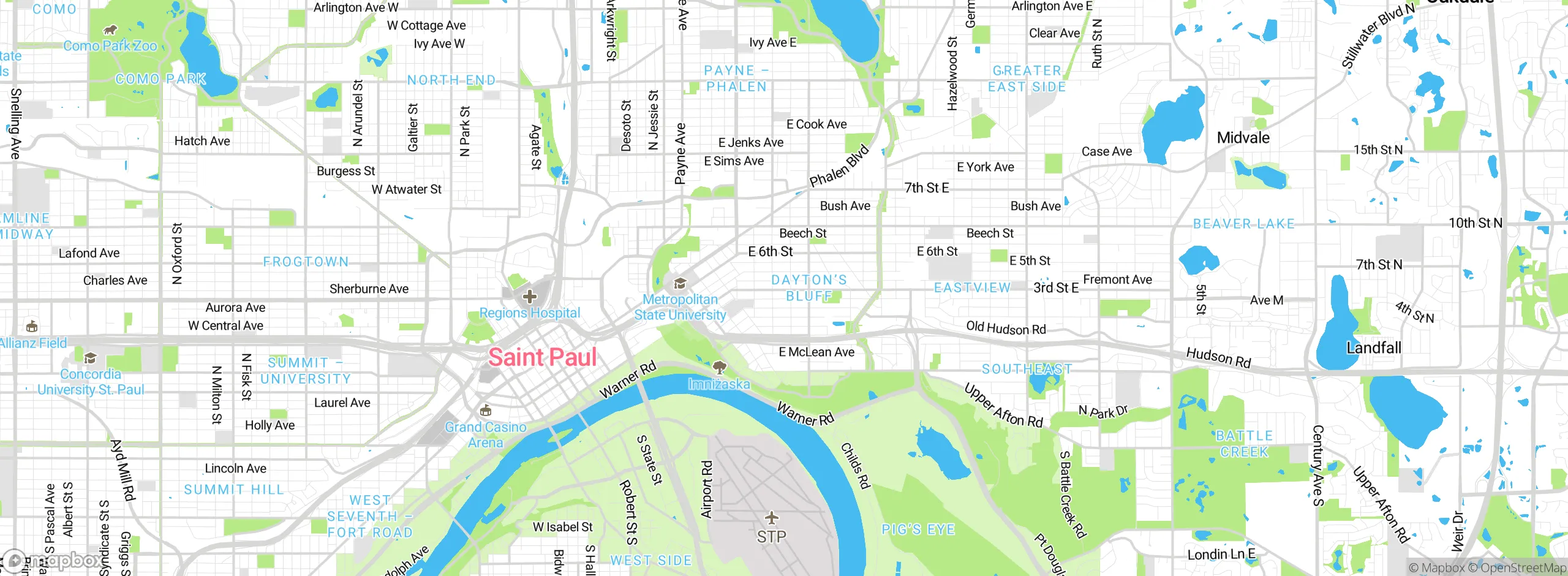 Map showing approximate location
