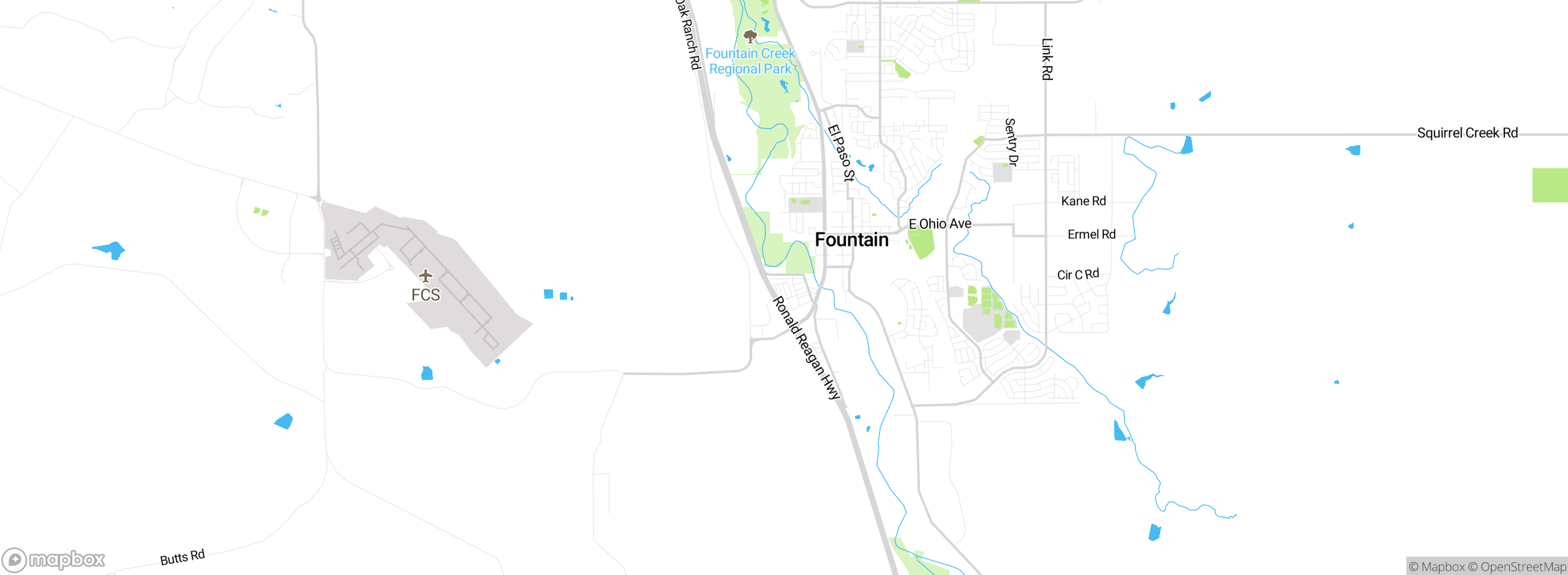 Map showing approximate location