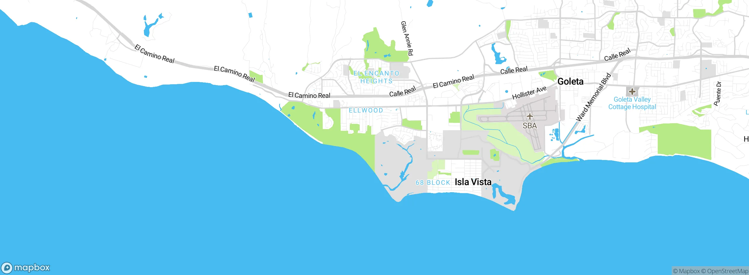 Map showing approximate location