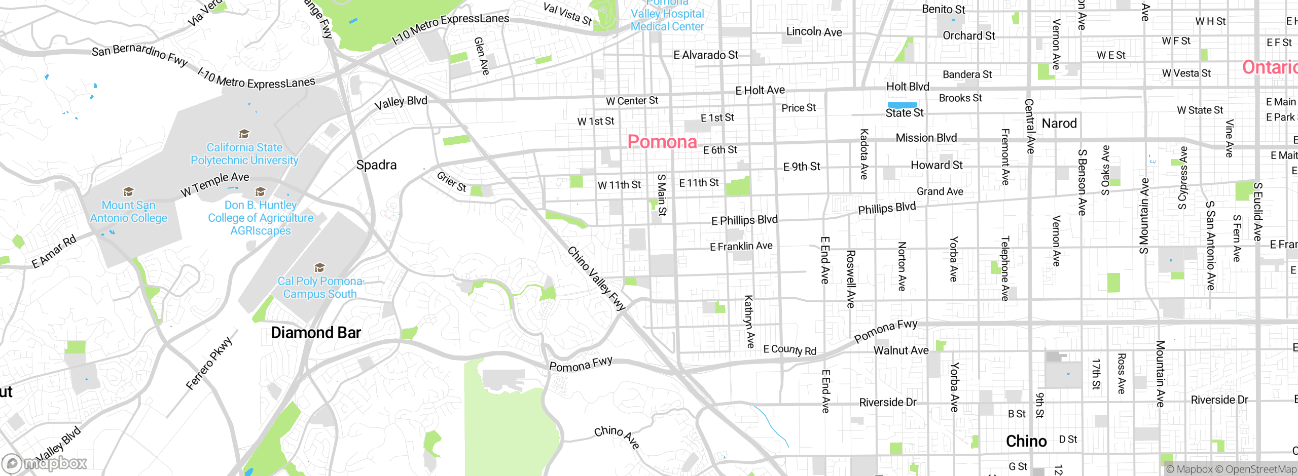 Map showing approximate location
