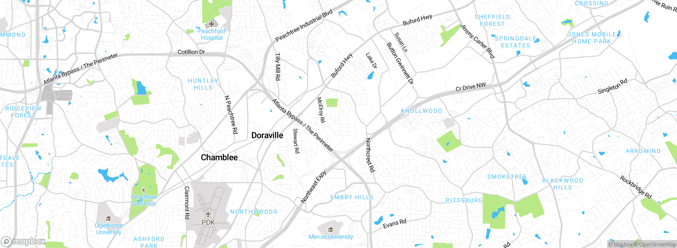 Map showing approximate location