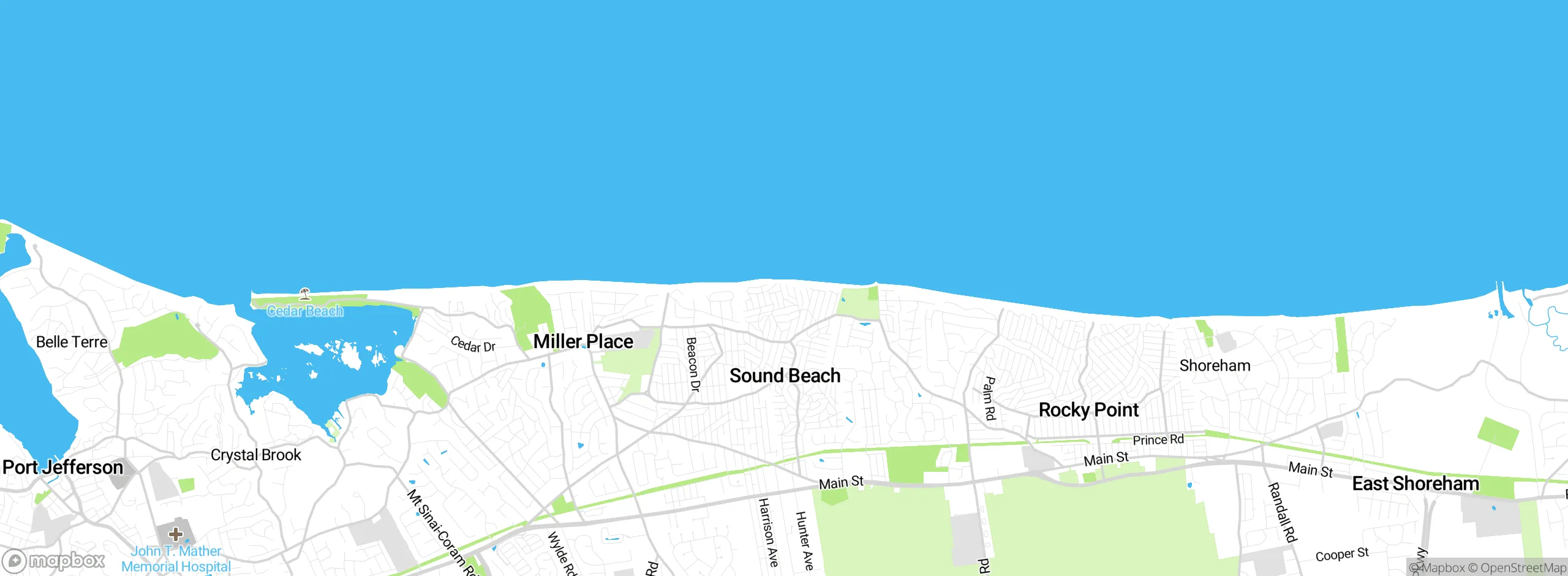 Map showing approximate location