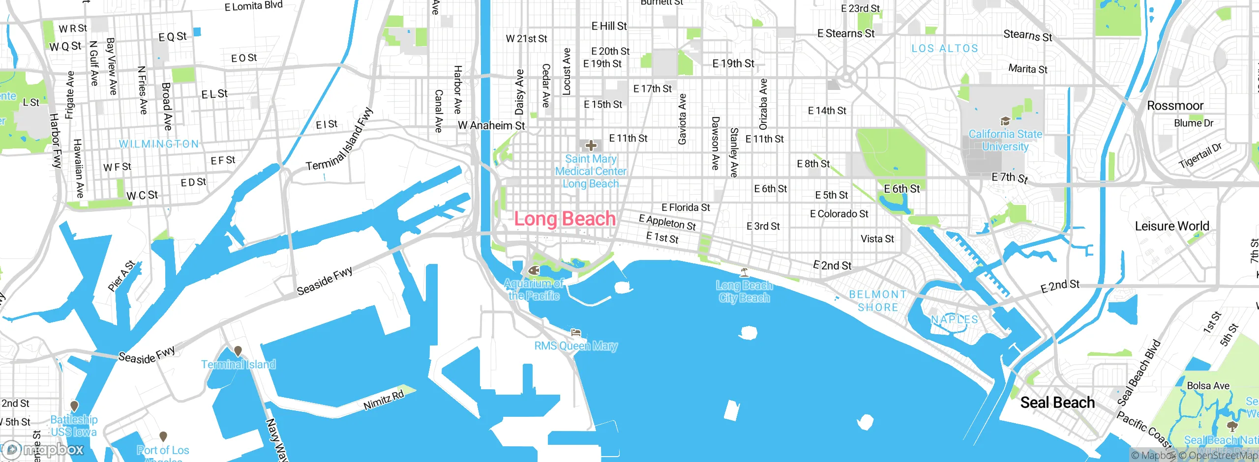 Map showing approximate location