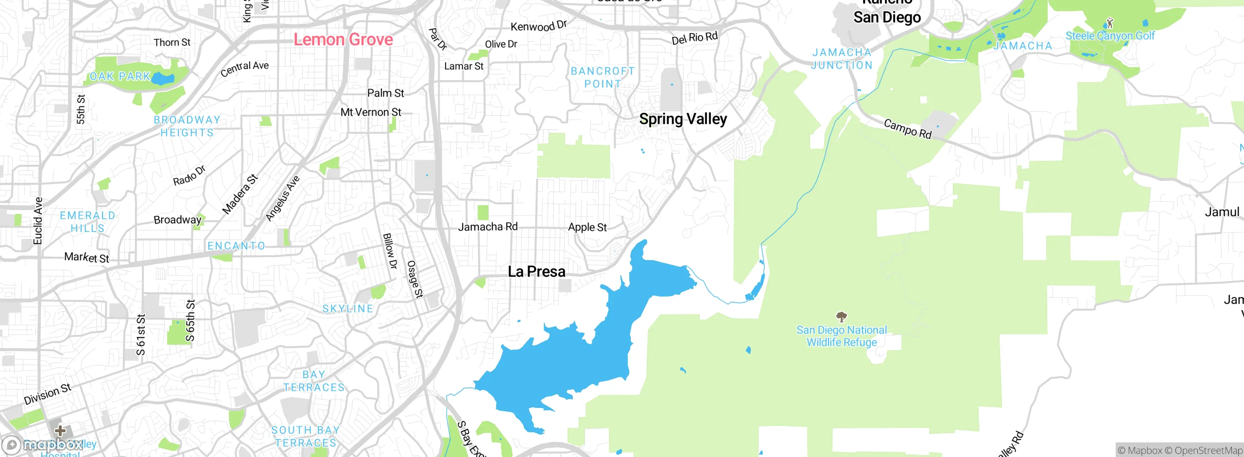 Map showing approximate location