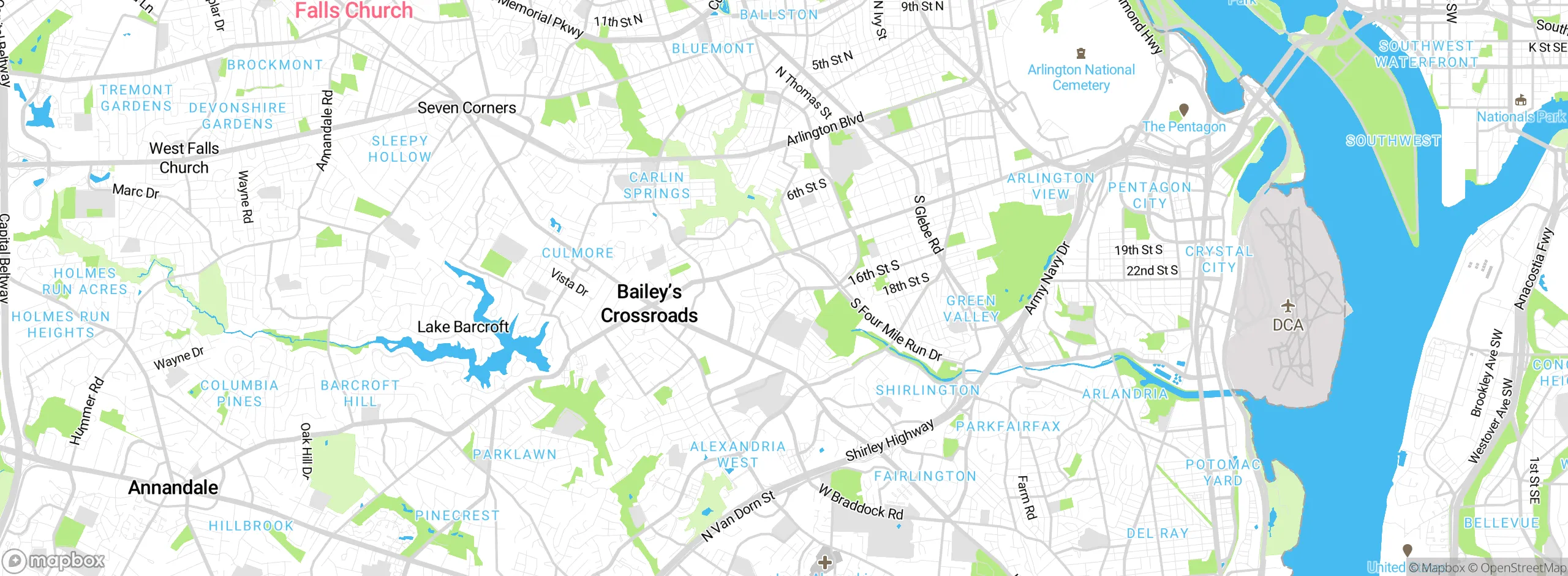 Map showing approximate location
