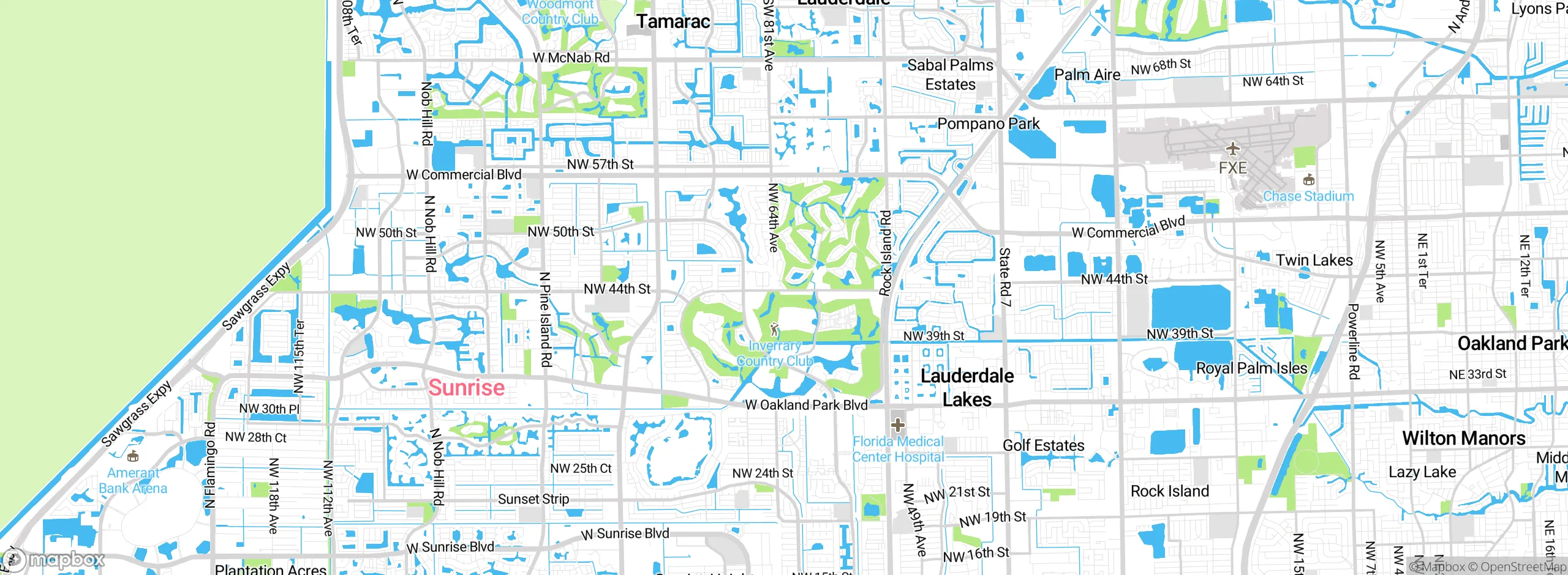Map showing approximate location