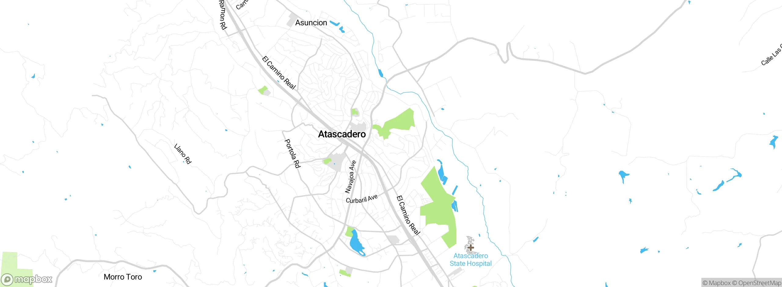 Map showing approximate location